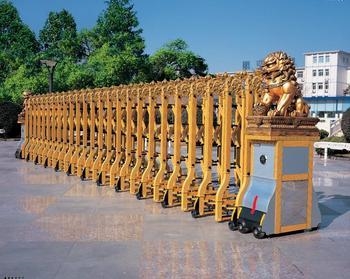 尊龙凯时铝合金电动伸缩门