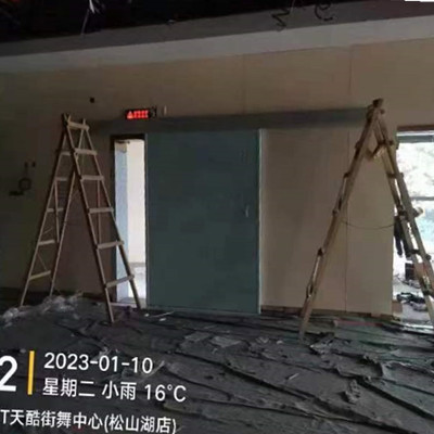 东莞天浩街舞电动门装置项目